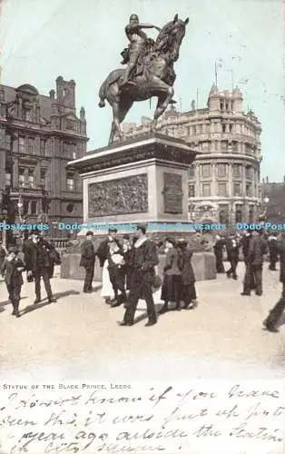 R269882 Statue des Schwarzen Prinzen Leeds 1904