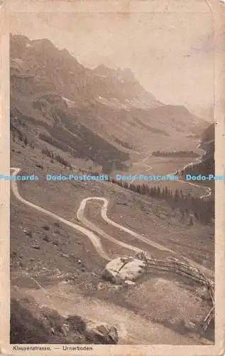 R269929 Klausenstraße Urnerboden Gebr von Matt Nr 3947 1921