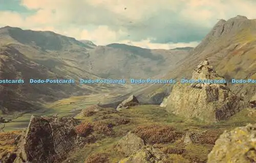 R273868 The English Lakes Head Of Langdale Bowfell Pike O Stickle And Gimmer Cra