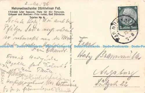 R270223 Naturweinschenke Dürkheimer Fass Bad Dürkheim Rheinpfalz Grosstes Fass d