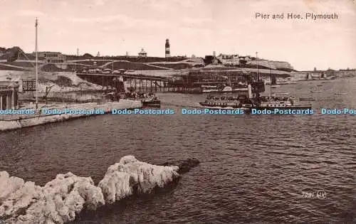 R273968 Pier And Hoe Plymouth JV Valentine No 7091