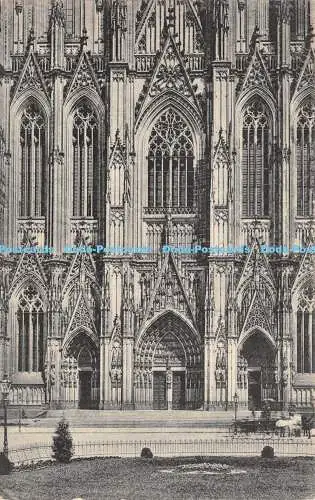 R270325 Köln Dom Portal Westseite Nr 25 Karl Rud 1911