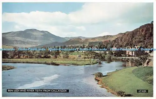 R275547 Ben Ledi und River Teith aus Callander C229 The Mastercolour Serie A D