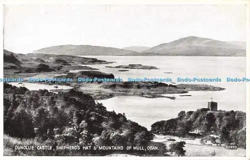 R274000 Dunollie Castle Hirtenhut und Berge von Mull Oban Nr. 215493 silber