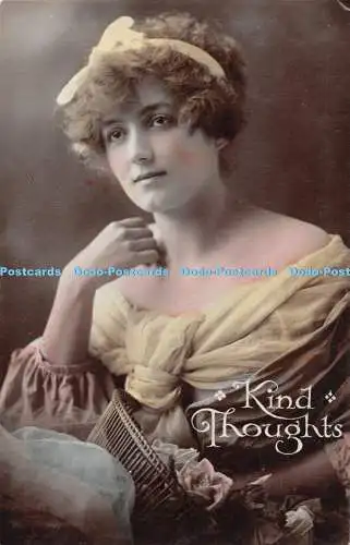 R270502 Kind Thoughts Bamforth Bromide Greeting Series No 8026