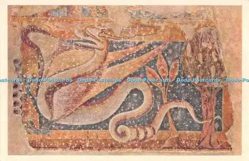 R274255 Drachenabschnitt einer Freskenwand aus dem Kloster San Pedro De Arl