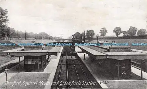 R275827 Romford Squirrel Health and Gidea Park Station 1920 London Borough of Ha