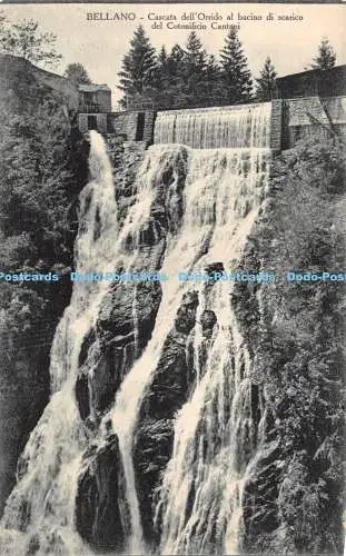 R270658 Bellano Cascata dell Orrido al bacino di scarico del Cotonificio Cantoni
