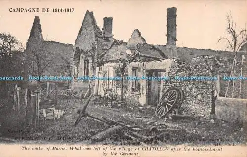 R276028 Campagne de 1914 1917 Schraubstock Paris No 811 Bataille de la Marne Die Schlacht