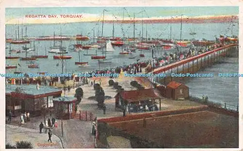 R276205 Regatta Day Torquay D und D 1906