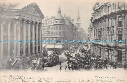 R276247 Cheapside London Valentines Serie 1903