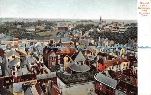 R276394 Gesamtansicht von Cambridge vom St Johns Tower H M 1908
