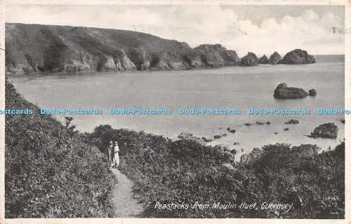 R276438 Peastacks aus Moulin Huet Guernsey 1927