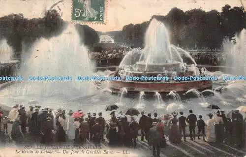 R276533 Le Jardin De Versailles Le Bassin De Latone Un Jour De Grandes Eaux LL N