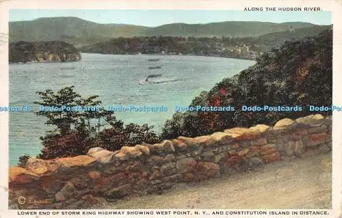 R276629 Entlang des Hudson River Lower End des Storm King Highway West Point N Y An