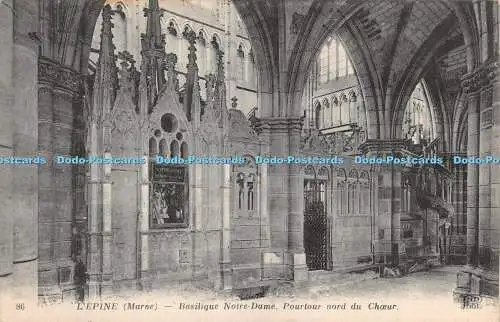 R276661 l Epine Marne Basilique Notre Dame Pourtour Nord Du Choeur No 86 ND Phot