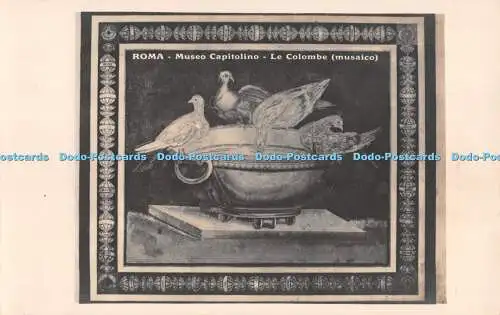 R276785 Roma Museo Capitolino Le Colombe Musaico STA