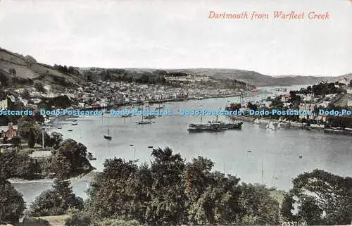 R278422 Dartmouth From Warfleet Creek Valentine JV No 13537