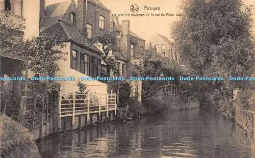 R280053 Brügge Derriere Les Maisons De La Rue Du Vieux Sac Ern Thill Nels