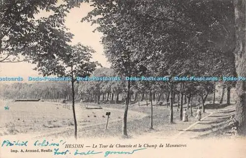 R278500 Hesdin Le Tour De Chaussee Et Le Champ De Manoeuvres A Armand