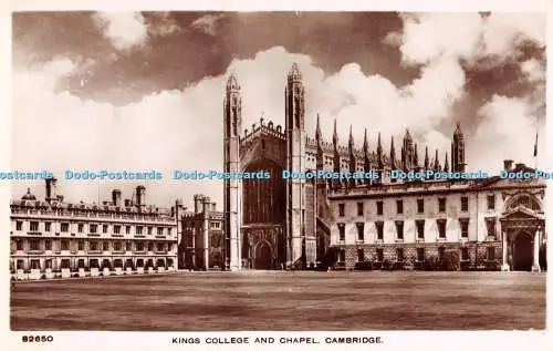 R277097 Kings College And Chapel Cambridge No 82650 RP C Richter