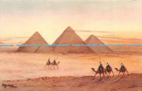 R280206 Pyramiden von Gizeh Cheops Khephren Mankaura A Bishai