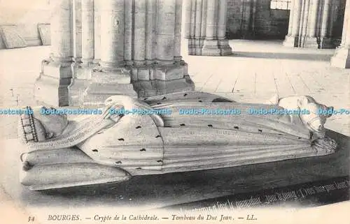 R280235 Bourges Crypte De La Cathedrale Tombeau Du Duc Jean No 34 LL