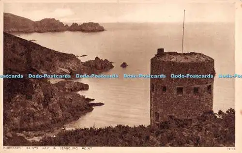 R277226 Guernsey Saints Bay And Jerbourg Point No 73133 Photochrom