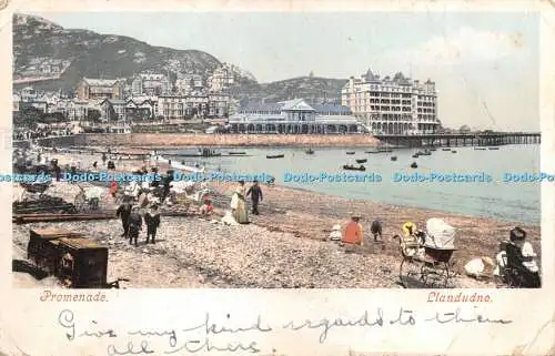 R282155 Promenade Llandudno 1904