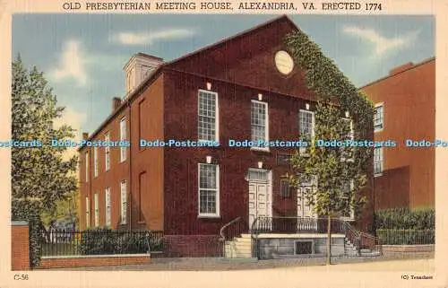 R278992 Altes Presbyterianisches Versammlungshaus Alexandria Va Errichtet 1774 Tenschert A Ca