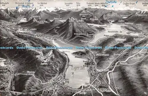 R280620 Zuger See Zug Map Pol Photoglob Wehrli And Vouga No 256