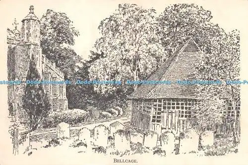 R277586 Bellcage A F Hynard Constables Tea Gardens Charles E Flower B W S