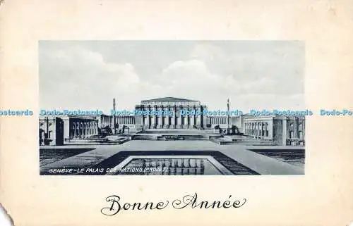 R279076 Geneve Le Palais des Nations Projet Bone Annee Georges Jaeger