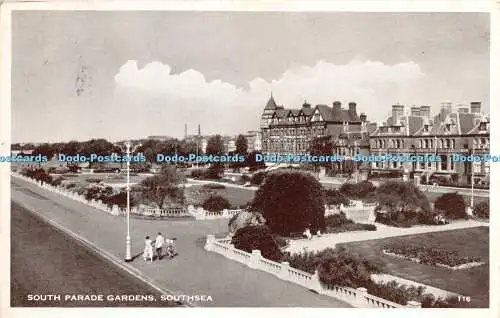 R282409 South Parade Gardens Southsea 116 1955