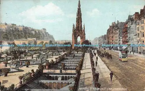 R280681 Princes St From East End Edinburgh Brown And Rawcliffe 1907