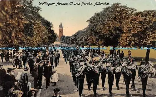 R280730 Wellington Avenue Church Parade Aldershot Valentine JV No 72185