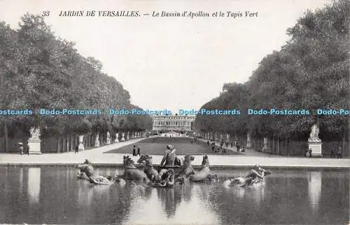 R277796 Jardin De Versailles Le Bassin d Apollon Et Le Tapis Vert No 33