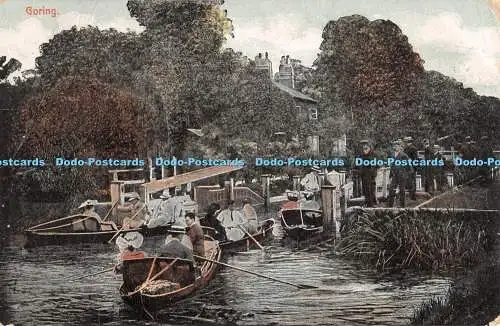 R277822 Goring Boats People Water Lock