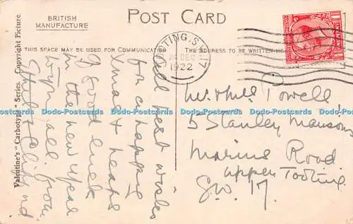 R280915 Bedruthan Steps Valentine Carbotype JV No 7787 1922