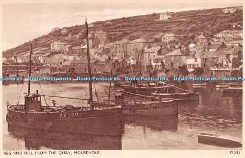 R277894 Reginnis Hill From The Quay Mousehole No 37231 Solograph Sweetman