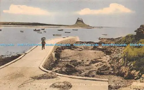 R281232 Schloss Lindisfarne aus Steel End Holy Island Valentines Collo Farbe 40