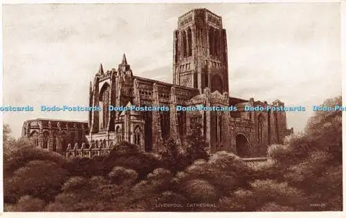 R282968 Liverpool Cathedral Valentines Photo Brown