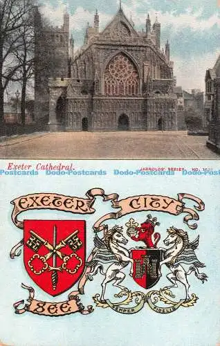 R283015 Siehe Exeter City Exeter Cathedral Jarrold Serie Nr. 1639