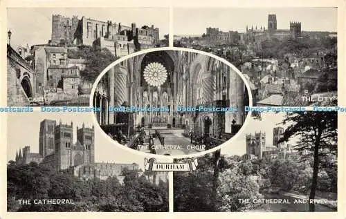 R283017 Durham The Cathedral and River The Castle The City The Cathedral Choir J