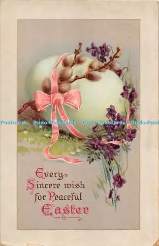 R284212 Jeder aufrichtige Wunsch nach friedlichen Ostern Solomon Brothers SB Serie 1913