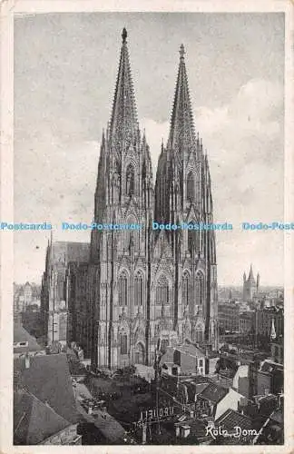 R284227 Köln Dom Leo Kurten Postkarte