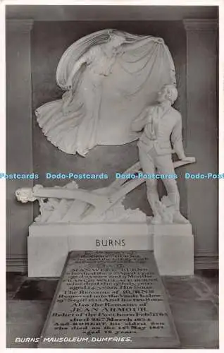 R284248 Dumfries brennt Mausoleum Postkarte RP