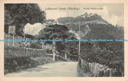 R281409 Luftkurort Urach Wurttbg Ruine Hohenurach W Benz