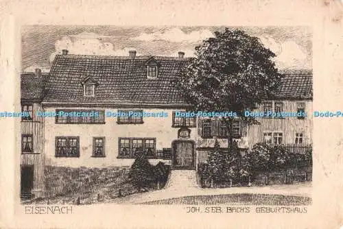 R279825 Eisenach Joh Seb Bach Geburtshaus Franz Jander