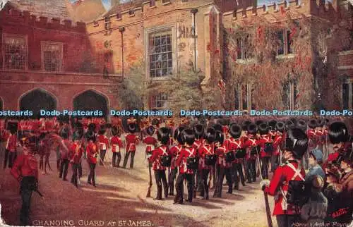 R285529 Wachablösung St James Tuck Oilette Postkarte Nr 6412 F